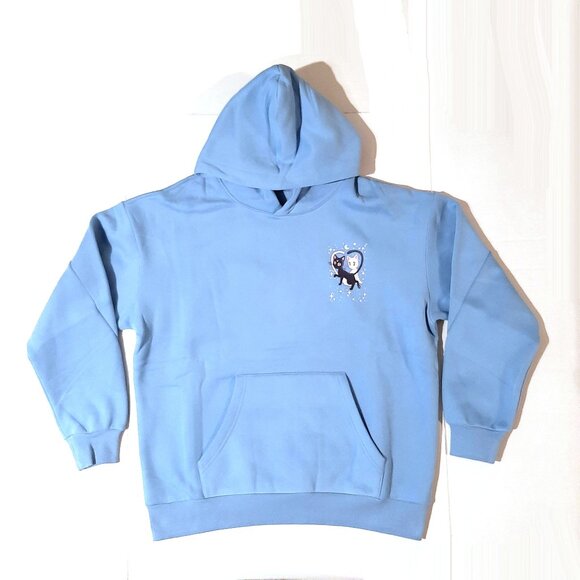 Luna Artemis Moon Cat Lovers Tarot card Anime hoodie comfy new Small pullover - Picture 5 of 8